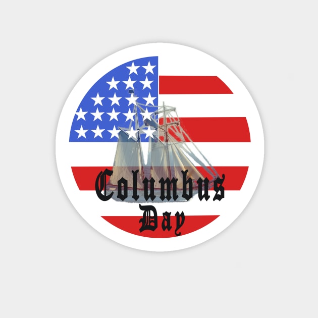 Columbus Day Sticker by wael store